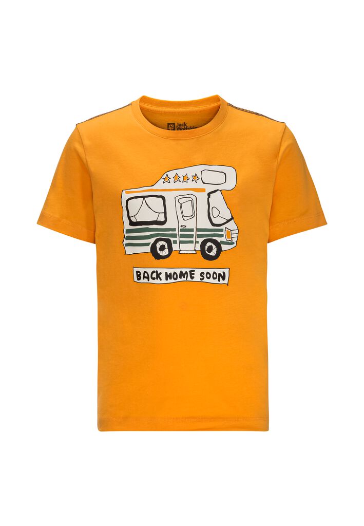 WOLF & VAN T B - orange pop 152 - Kids\' sustainable T-shirt – JACK WOLFSKIN